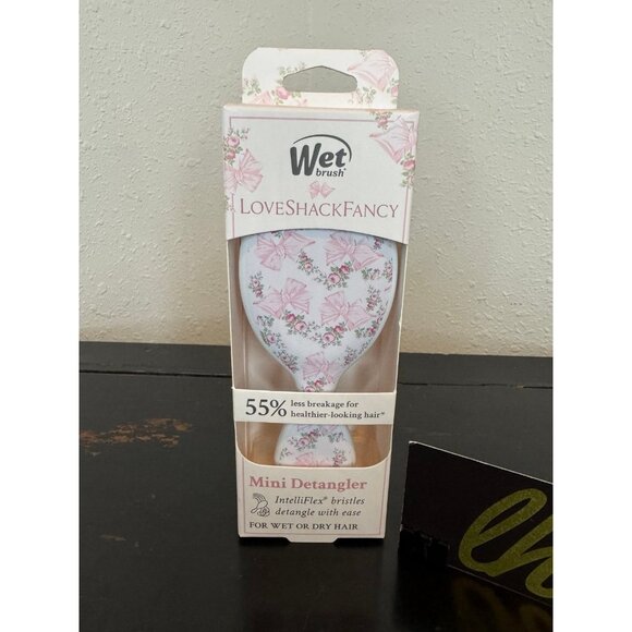 LoveShackFancy Wet Brush Mini Detangler - Rosa Beaux New In Hand - Picture 1 of 3